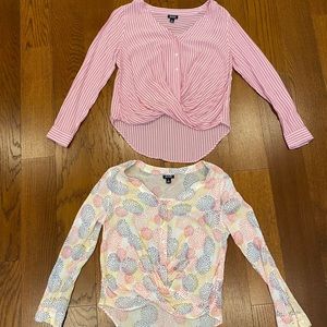 A.N.A. BLOUSES BOTH SZ S